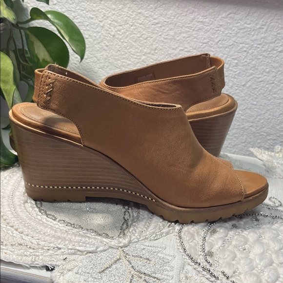 EUC Sorel After Hours Slingback Wedges - Picture 8 of 15